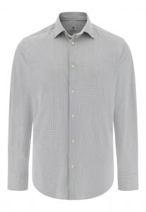 Рубашка на пуговицах классического кроя Boggi Milano, серый/антрацит