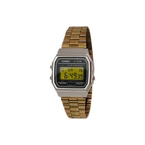 CASIO Часы Retrofit Series Quartz Movement Stainless Steel Strap Watch Men's Watch Black Dial