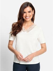 Кружевная рубашка цвета экрю WITT WEIDEN