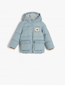 Koton Зимняя куртка в цветах Night Blue, Dusty Blue