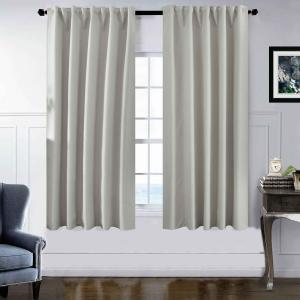 Шторы набор из 2-х штор boston dark вxш Gardinenbox, кремовый