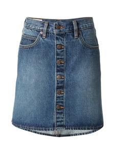 Мини юбка LEVIS  Retro Button Front , Blue denim