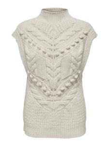 Вязаный жилет ONLY, светло-серый