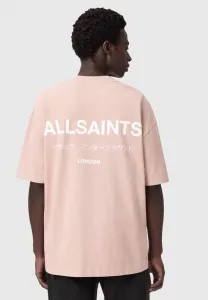 Футболка с принтом команды андеграунда Allsaints, Sunbaked Pink
