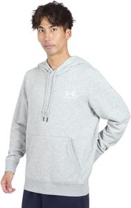 Мужская толстовка с капюшоном Under Armour UA ESSENTIAL TERRY HOODIE, серый
