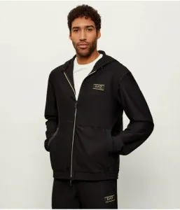 Толстовка regular fit Ea7, черный