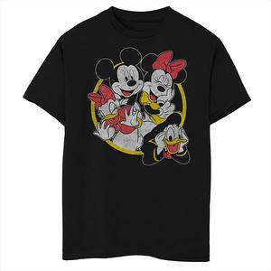 Футболка Mickey & Friends для мальчиков 8-20, желтая и красная, с хаски Disney