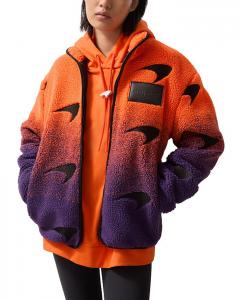 x McLaren Drift Speedmark Укороченная оверсайз толстовка с вышивкой и градиентом REISS, мультиколор