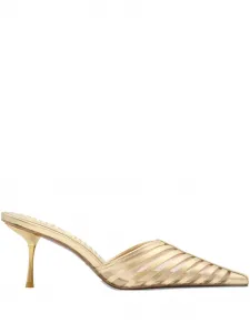 70-миллиметровые остроносые мюли Viera Cult Gaia, желтый