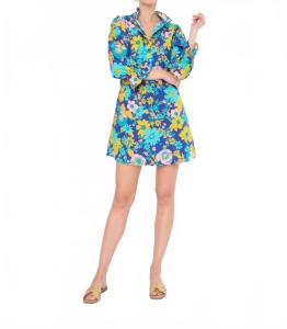 Платье Adelina Cheery в голубом цвете Flora Bea