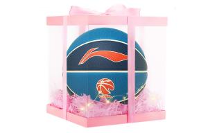 LINING Баскетбольный мяч PU Blue размер 7 тренировочный соревновательный unisex Китай