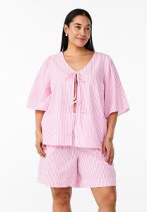 Шорты Zizzi Shorts, Pink Stripe/Light Pink