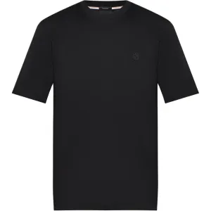 Футболка с лого-патчем HUGO BOSS, черный