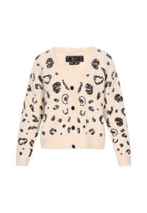 Вязаный кардиган faina Fashion Look, светло-бежевый