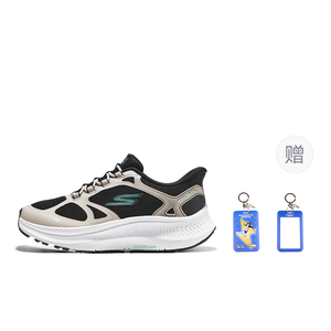 Skechers Kids Кроссовки для бега SKECHERS GIRLS с низким верхом, износостойкие, легкие, амортизирующие, нескользящие, черные, детские