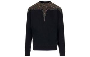 Свитшот County Of Milan Animalier Wings из органического хлопка Marcelo Burlon, черный