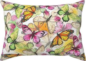 Pevtufa Наволочки с принтом бабочек с застежкой конверт Butterflies2