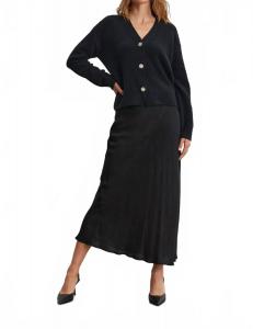 Юбка Cadence черного цвета Velvet By Graham & Spencer, черный