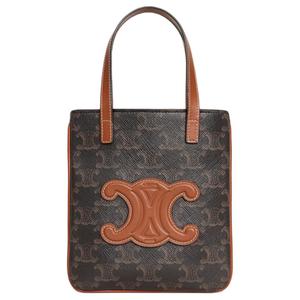 CELINE Триумф холщовая сумка через плечо кроссбоди клатч микро женская рыжая