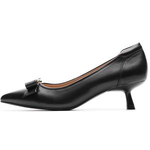 AOKANG Туфли на высоком тонком каблуке женские, черные