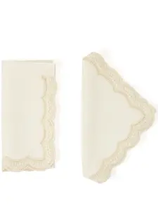 Салфетка Emilia с фестонами Cabana, белый