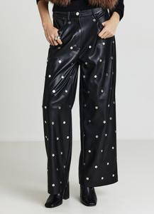 Брюки Calliope LUNGO APPLICAZIONI, Ultrablack/Black