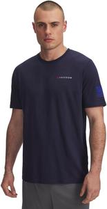 Мужская футболка с коротким рукавом с надписью «Freedom Banner» от Under Armour, (410) Midnight Navy/Royal