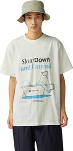 Футболка с коротким рукавом Snow Peak TS-25AU005 (мужская/женская), светло-бежевый