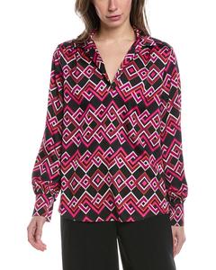 Блузка Joseph Ribkoff с открытой планкой, фиолетовый