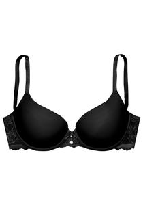 Бюстгальтер-футболка LASCANA, черный