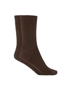 Женские короткие однотонные носки Орлон - Термик Punto Blanco, темно-коричневый