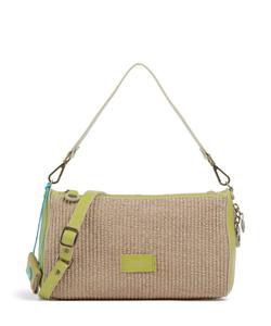 Сумка через плечо Oceania Pepita из рафии зернистой телячьей кожи Gabs, мультиколор