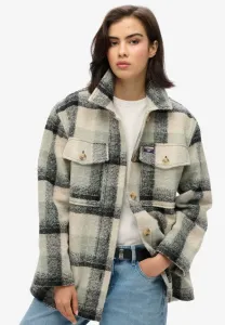 Плотная летняя куртка Superdry & Co, Pale Blue Black Ivory Check
