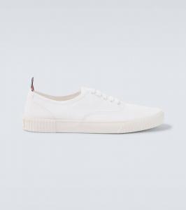 Наследие Канвас Сникерс Thom Browne, White