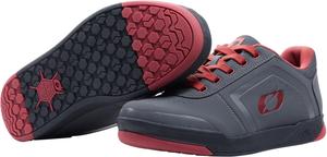 Велотуфли O'Neal унисекс для взрослых ModernPinned Flat Pedal MTB V.22, черный/красный