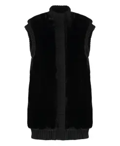 Генуэзский длинный жилет Pinko, черный