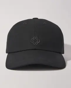 Хлопковая женская кепка с золотой пряжкой Maje, черный