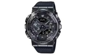 Casio GM-110BB-1A Мужские часы Full Metal Series черные 48.8 мм