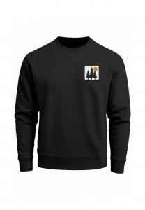 Толстовка Neverless FRONTPRINT RUNDHALS-PULLOVER, Schwarz/Black