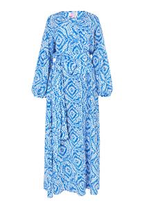 Платье IZIA Maxi Mit Print, синий