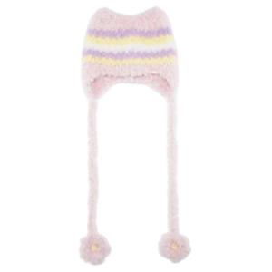 LINING Унисекс розовая шапка из полиэстера, Pink