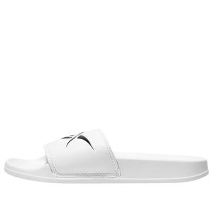 Шлепанцы Reebok Classic Slide Soft Sole Cozy Flat Heel Sports Slippers White Black, черный