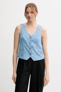 Хлопковая жилетка United Colors Of Benetton, синий