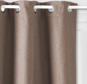 Утеплительная штора "Тим" с люверсами - лен 140×260 см - Atmosphera créateur d'interieur ATMOSPHERA CREATEUR D’INTERIEUR