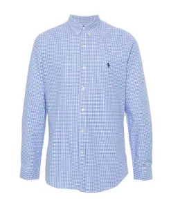 Сине-Белая рубашка Polo Ralph Lauren, синий