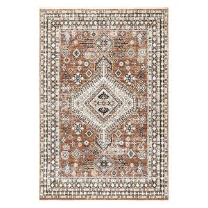 Переходный ковер Vanesa с медальонной бахромой Nuloom, 244x305 см