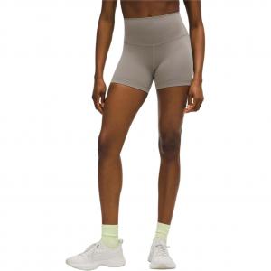 Женские шорты для йоги Wunder Train Lululemon, коричневый серый
