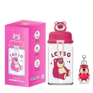 Стаканы Lotso Glass Disney, Strawberry Bear Water Cup + Pendant 1 Pcs