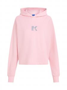 KARL LAGERFELD JEANS Толстовка в светло-розовом цвете