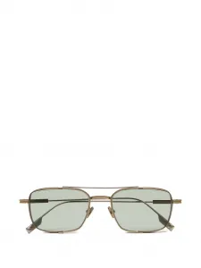 Солнцезащитные очки в прямоугольной оправе Zegna, золотой